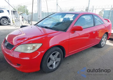 2004 Honda Civic Ex z USA, uszkodzony, nr VIN 1HGEM22034L062727